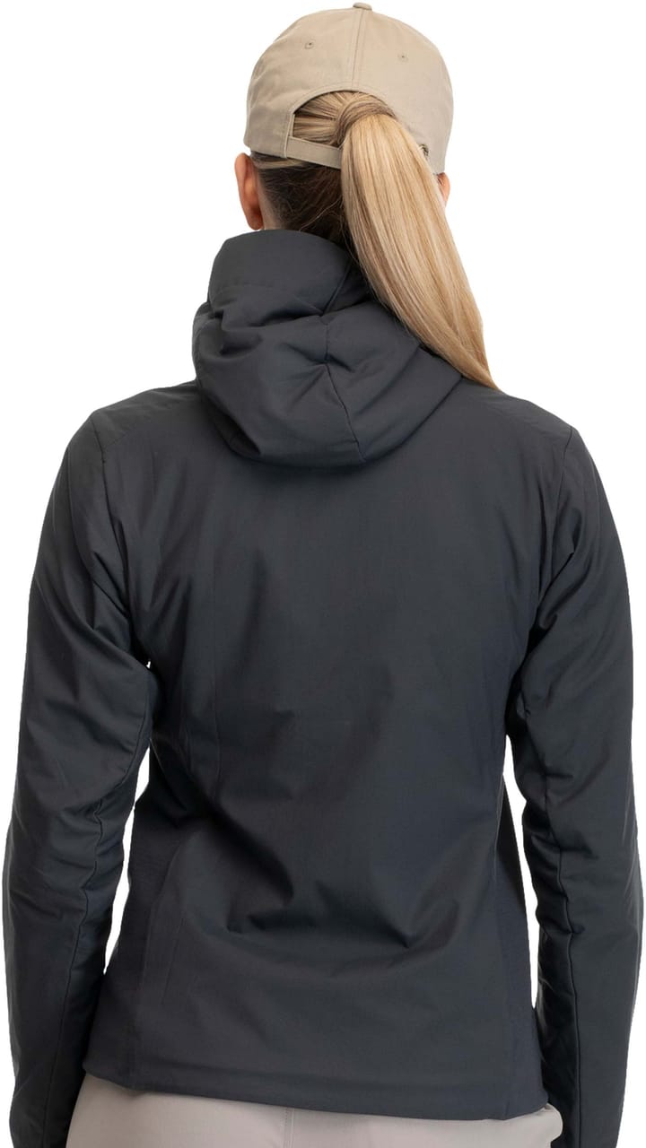 Bergans Women's Holo Insulated Hood Jacket Dark Shadow Grey Bergans