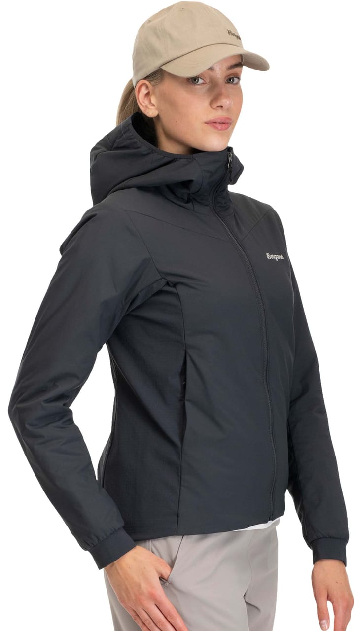 Bergans Women's Holo Insulated Hood Jacket Dark Shadow Grey Bergans