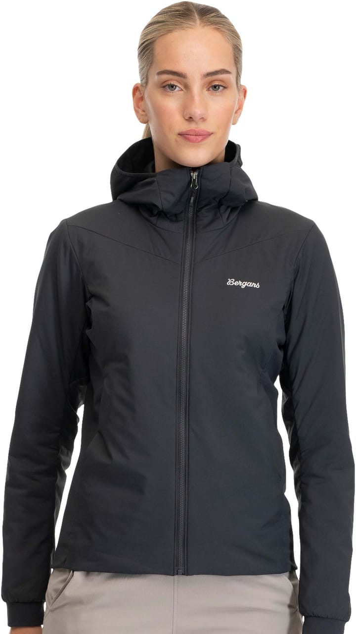 Bergans Women's Holo Insulated Hood Jacket Dark Shadow Grey Bergans