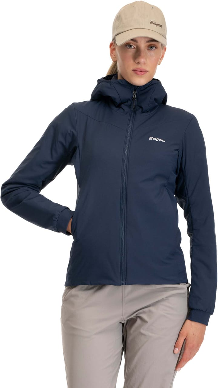 Bergans Women's Holo Insulated Hood Jacket Navy Blue Bergans