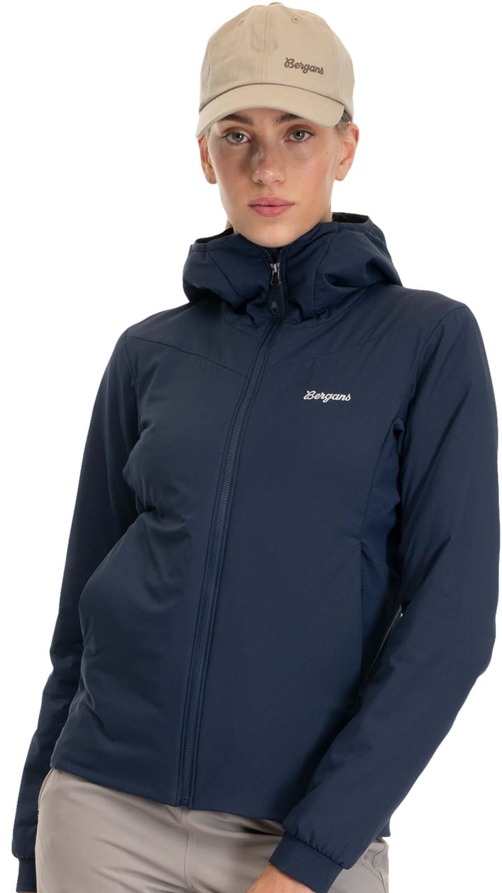 Bergans Women's Holo Insulated Hood Jacket Navy Blue Bergans