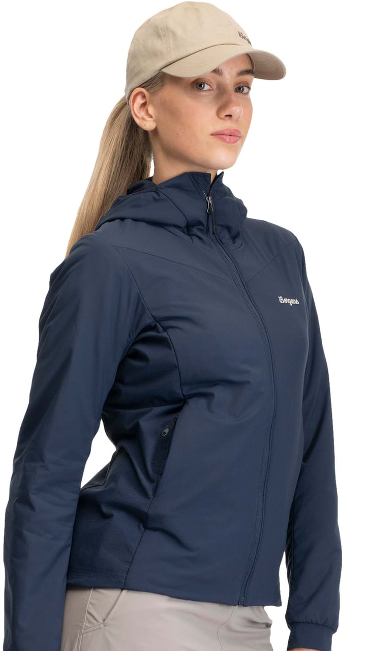 Bergans Women's Holo Insulated Hood Jacket Navy Blue Bergans