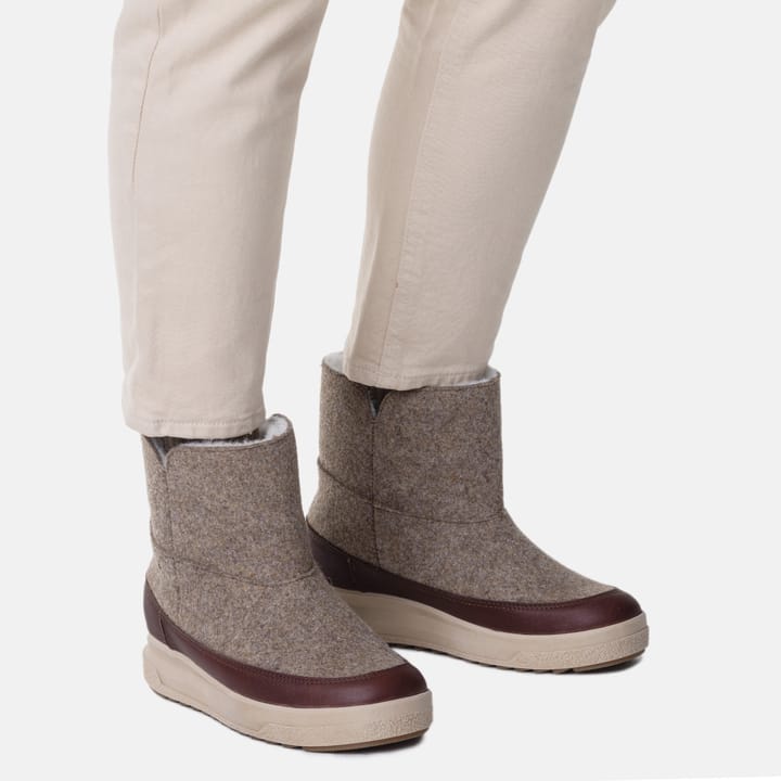 Pomar Women's Niva GORE-TEX Ankle Boot Sand Felt/vivian Brown/fur Pomar Pomar Women's Niva GORE-TEX Ankle Boot Sand Felt/vivian Brown/fur Pomar