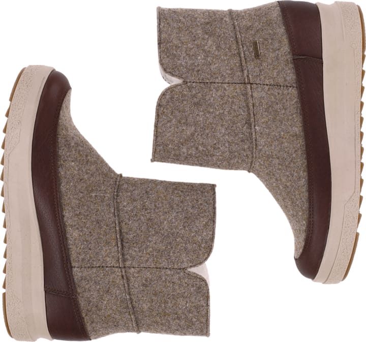Pomar Women's Niva GORE-TEX Ankle Boot Sand Felt/vivian Brown/fur Pomar