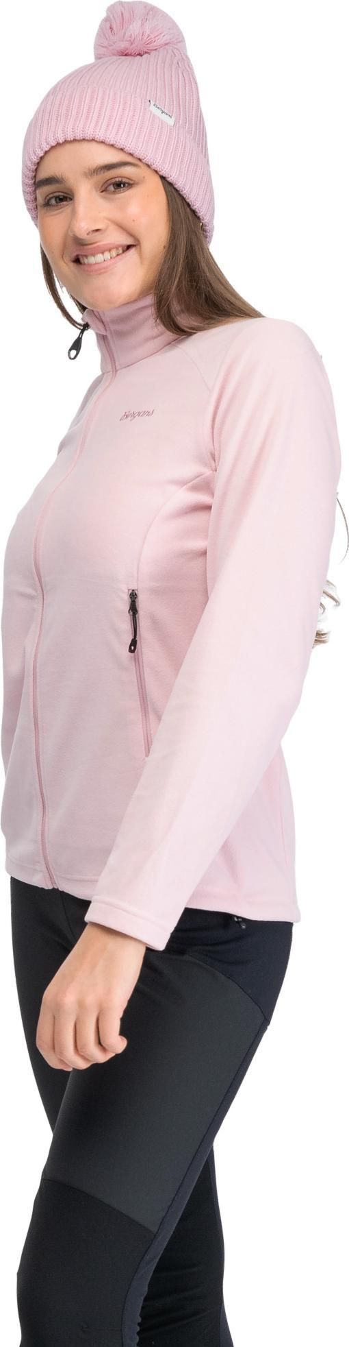 Bergans Women's Finnsnes Fleece Jacket Faded Pink Bergans