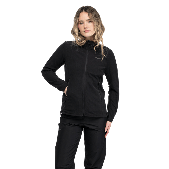 Bergans Women's Finnsnes Fleece Jacket Black Bergans