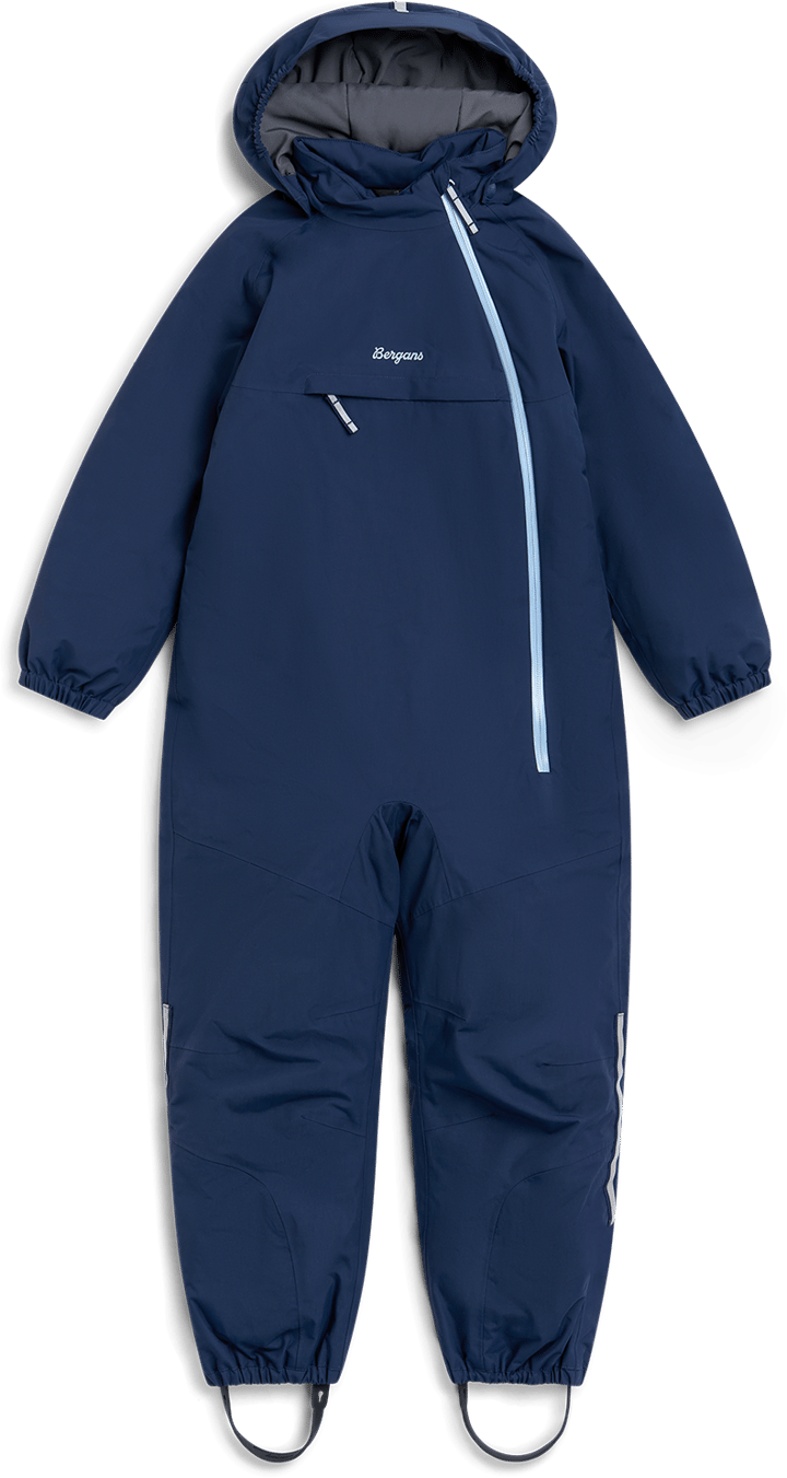 Bergans Kids' Lilletind Insulated Shell Coverall Navy Blue Bergans