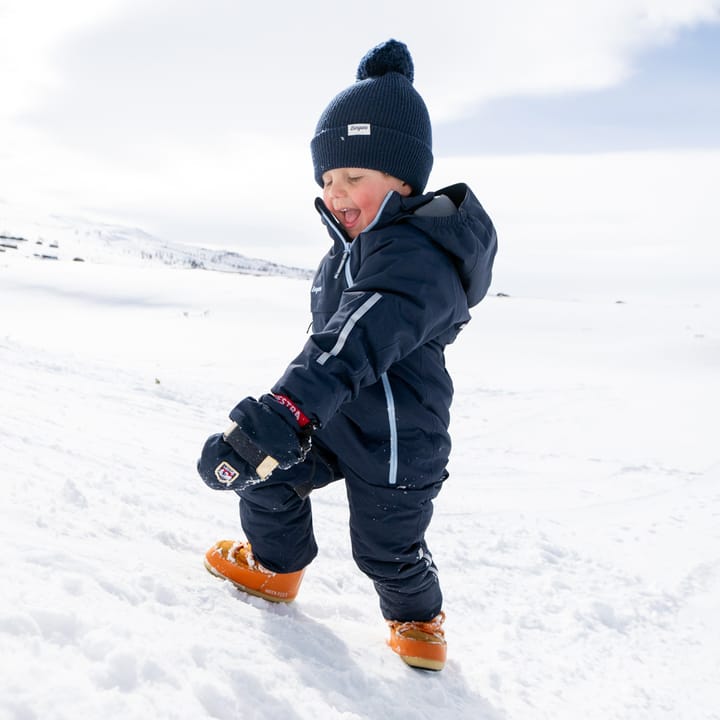 Bergans Kids' Lilletind Insulated Shell Coverall Navy Blue Bergans