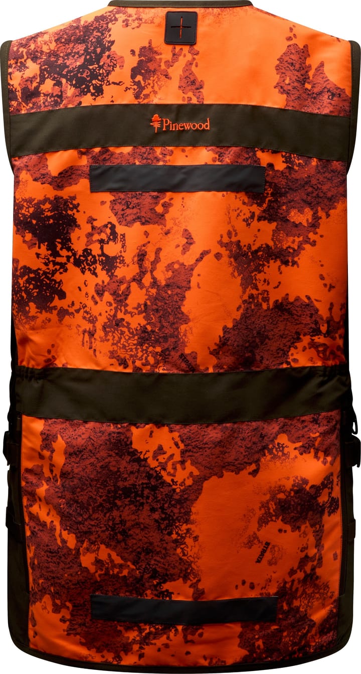 Pinewood Women's Furudal Hunter Pro 2.0 Camou Vest  Strata Blaze/moss Gr Pinewood