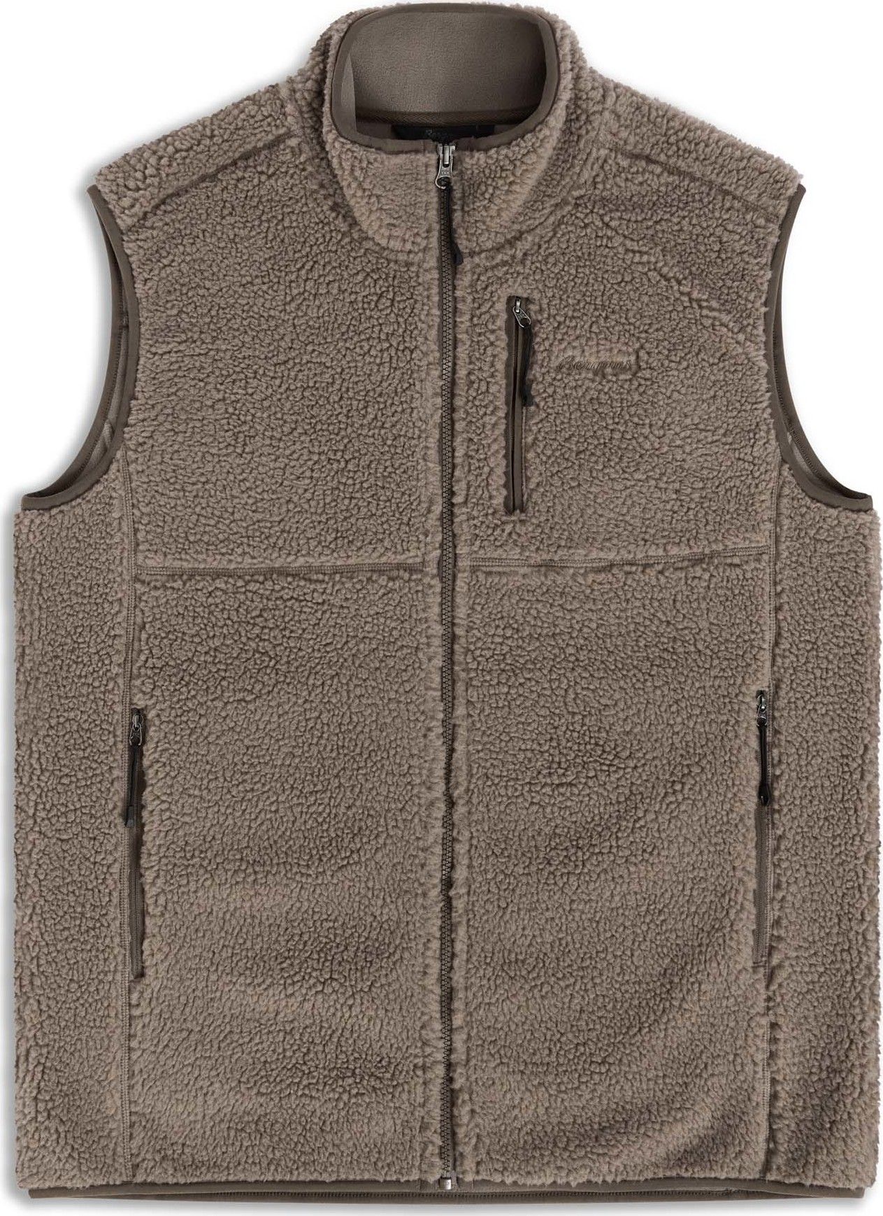 Bergans Men's Lunnan Pile Fleece Vest Rock Taupe