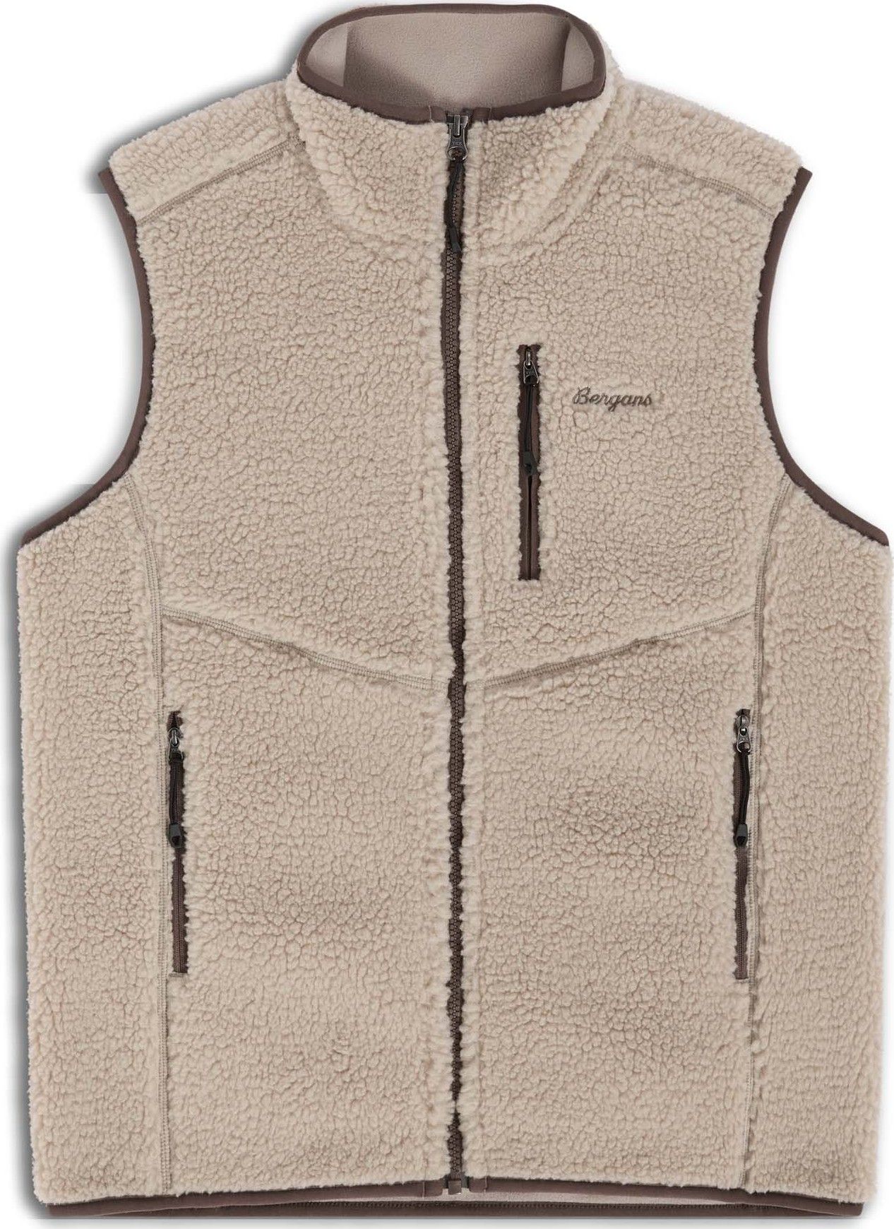 Bergans Women's Lunnan Pile Fleece Vest Coastal Sand