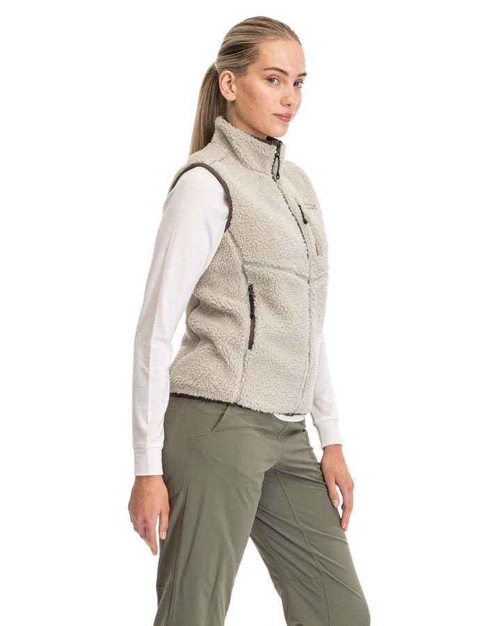 Bergans Women's Lunnan Pile Fleece Vest Coastal Sand Bergans