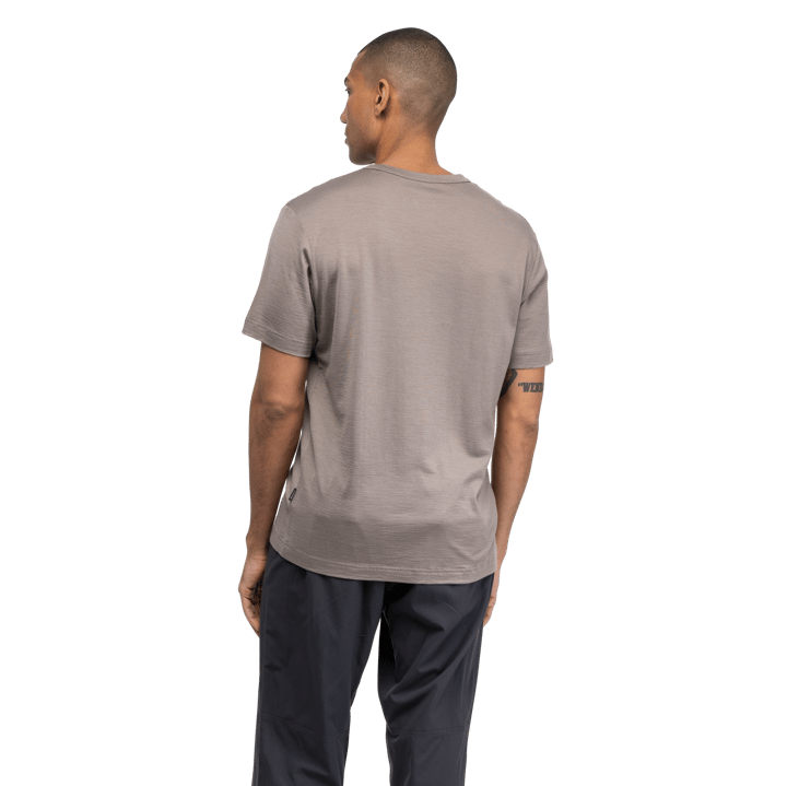 Bergans Men's Logo Merino Tee Rock Taupe Bergans