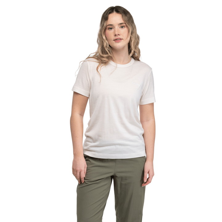 Bergans Women's Logo Merino Tee Vanilla White Bergans