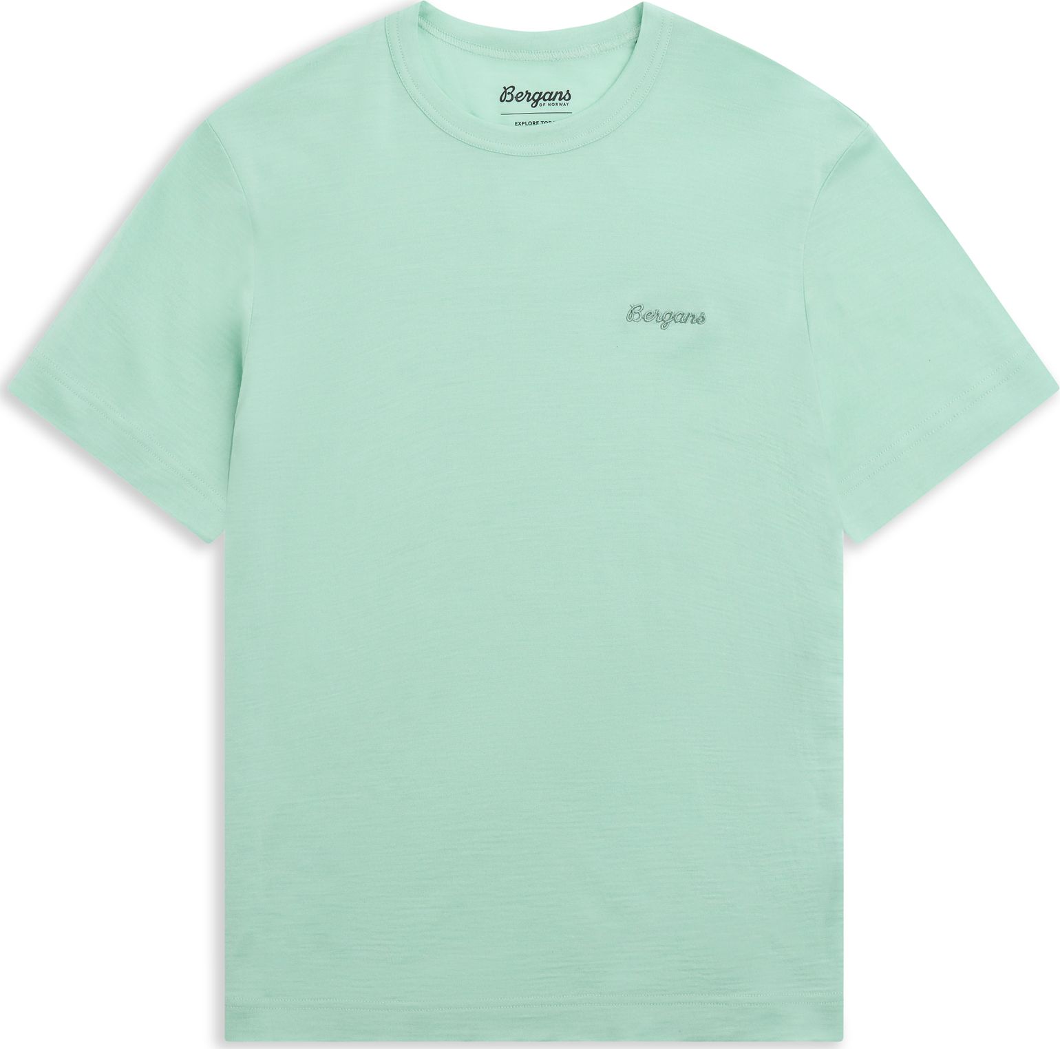 Bergans Women's Logo Merino Tee Mint Crush