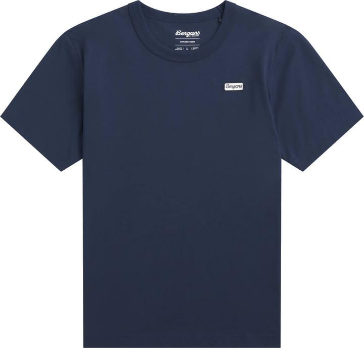 Bergans Men's Logo Cotton Tee Navy Blue Bergans
