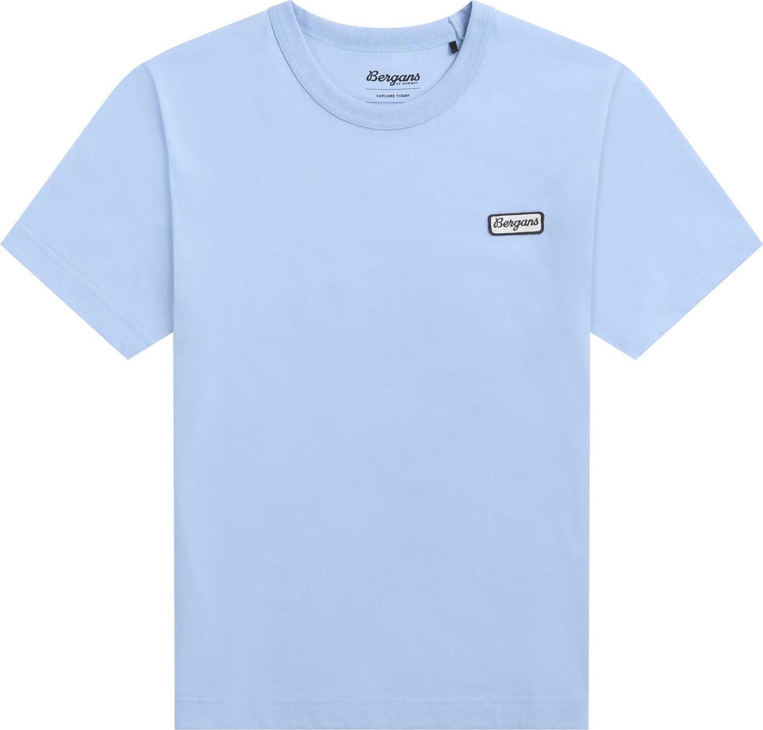 Bergans Women's Logo Cotton Tee Cool Blue