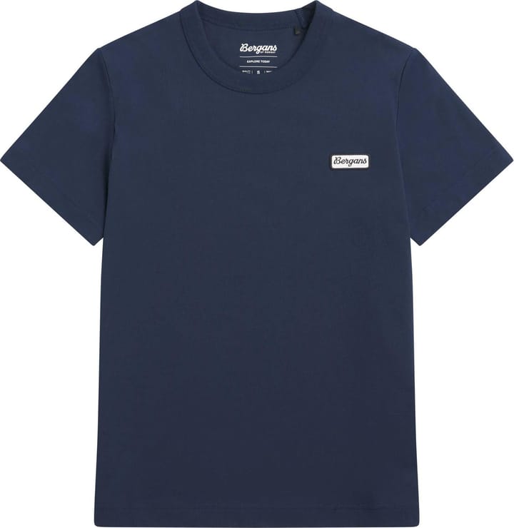 Bergans Women's Logo Cotton Tee Navy Blue Bergans