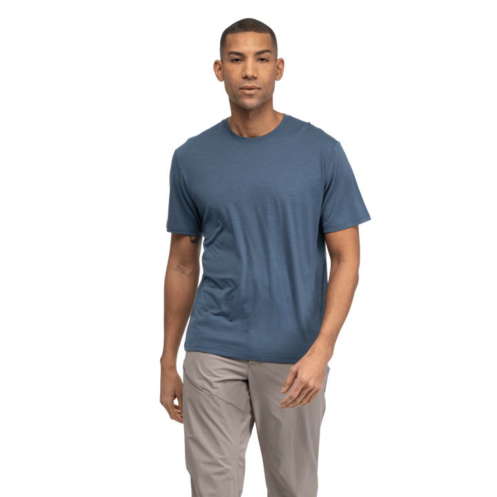 Bergans Men's Merino Light Tee Granite Blue Bergans