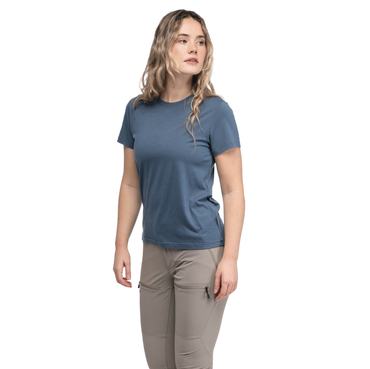 Bergans Women's Merino Light Tee Granite Blue Bergans