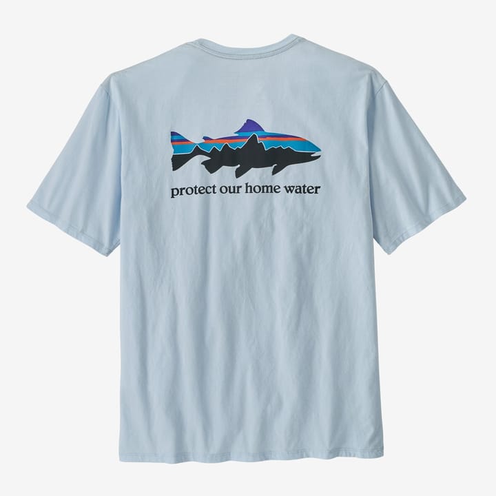 Patagonia M's Home Water Trout Organic T-Shirt Chilled Blue Patagonia Patagonia M's Home Water Trout Organic T-Shirt Chilled Blue Patagonia