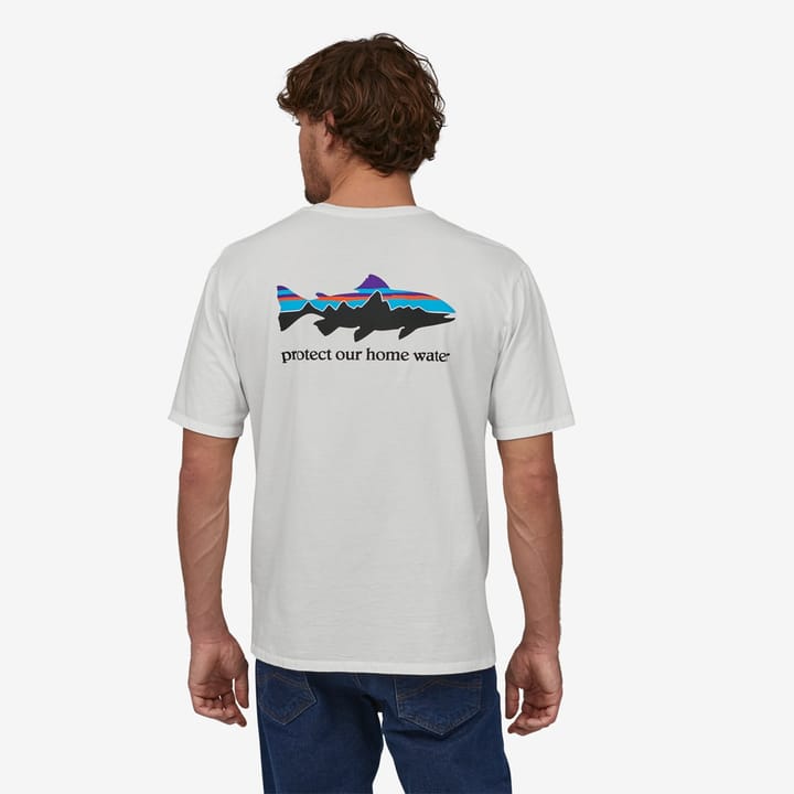 Patagonia M's Home Water Trout Organic T-Shirt Chilled Blue Patagonia