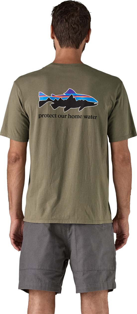 Patagonia M's Home Water Trout Organic T-Shirt River Rock Green Patagonia Patagonia M's Home Water Trout Organic T-Shirt River Rock Green Patagonia