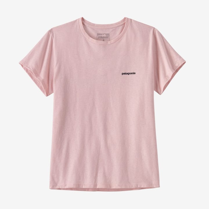 Patagonia Women's P-6 Logo Responsibili-Tee P-6 Outline: Whisker Pink Patagonia