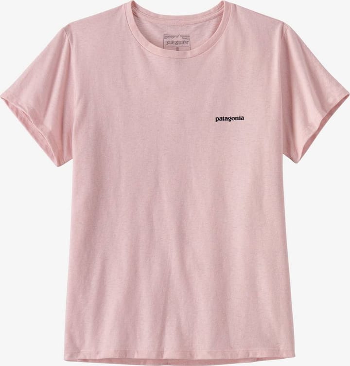 Patagonia Women's P-6 Logo Responsibili-Tee P-6 Outline: Whisker Pink Patagonia