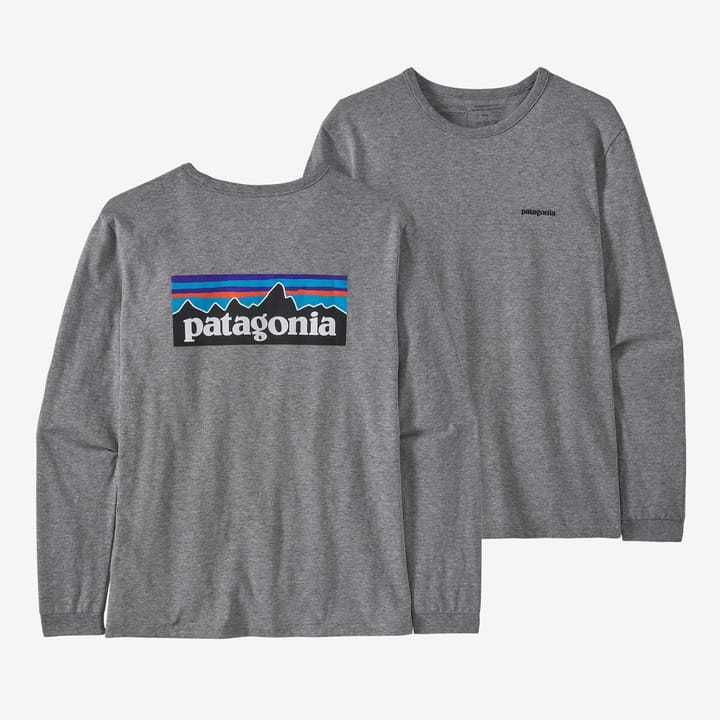 Patagonia W'S L/S P-6 Logo Responsibili-Tee Gravel Heather Patagonia Patagonia W'S L/S P-6 Logo Responsibili-Tee Gravel Heather Patagonia