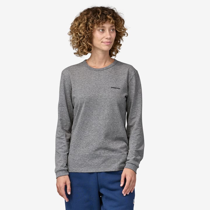 Patagonia W'S L/S P-6 Logo Responsibili-Tee Gravel Heather Patagonia Patagonia W'S L/S P-6 Logo Responsibili-Tee Gravel Heather Patagonia