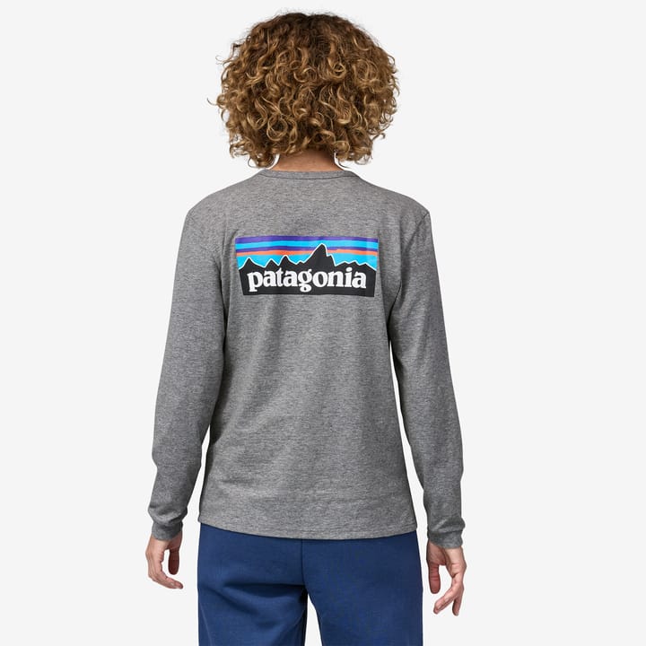 Patagonia W'S L/S P-6 Logo Responsibili-Tee Gravel Heather Patagonia Patagonia W'S L/S P-6 Logo Responsibili-Tee Gravel Heather Patagonia