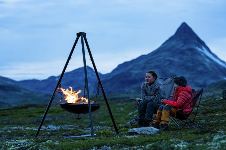 Hällmark Fire Pit With Stand 170 cm Black Hällmark