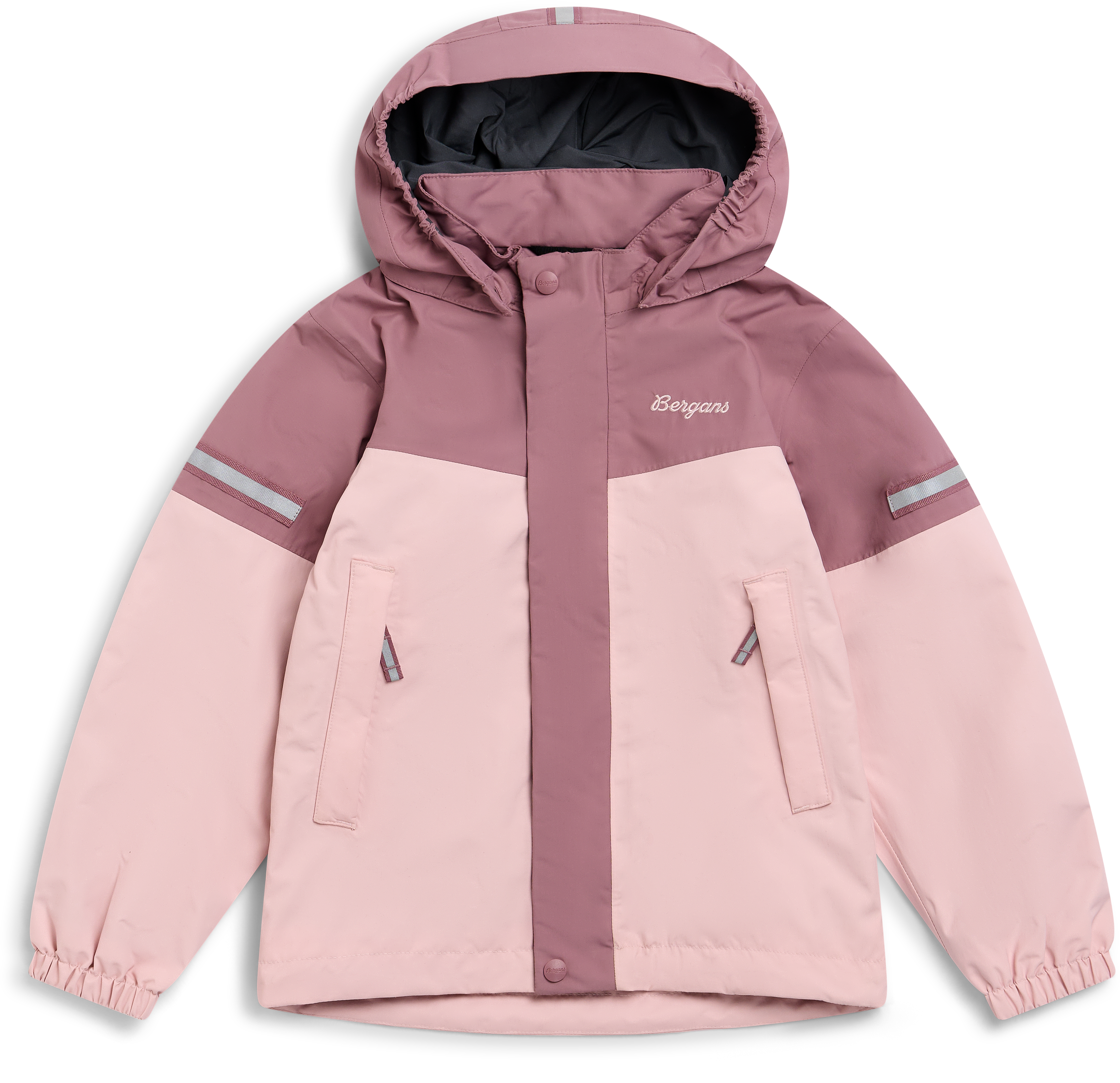 Bergans Kids' Lilletind 2L Shell Jacket Faded Pink/rose Dust