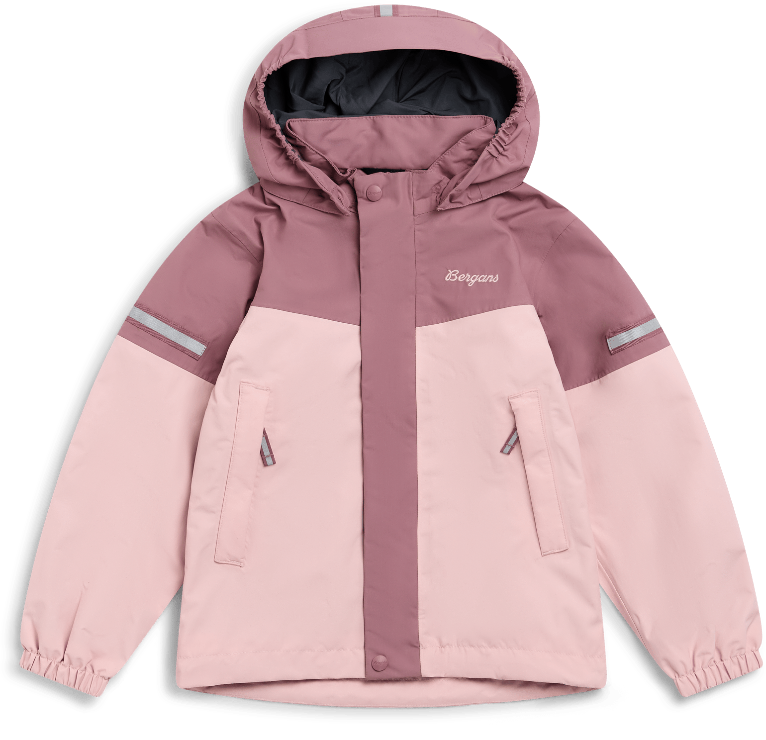 Bergans Kids' Lilletind 2L Shell Jacket Faded Pink/rose Dust