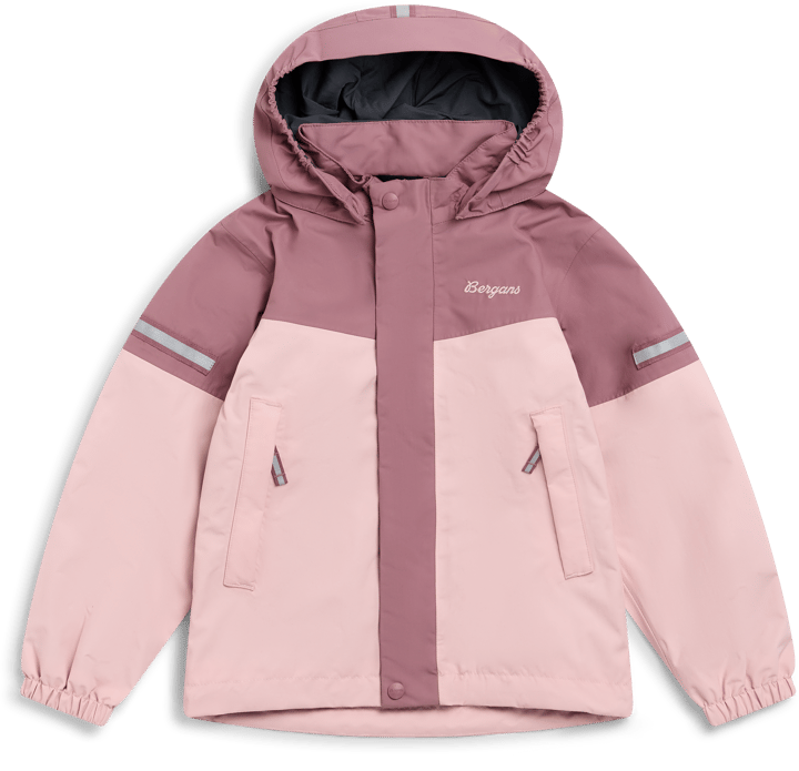 Bergans Kids' Lilletind 2L Shell Jacket Faded Pink/rose Dust Bergans