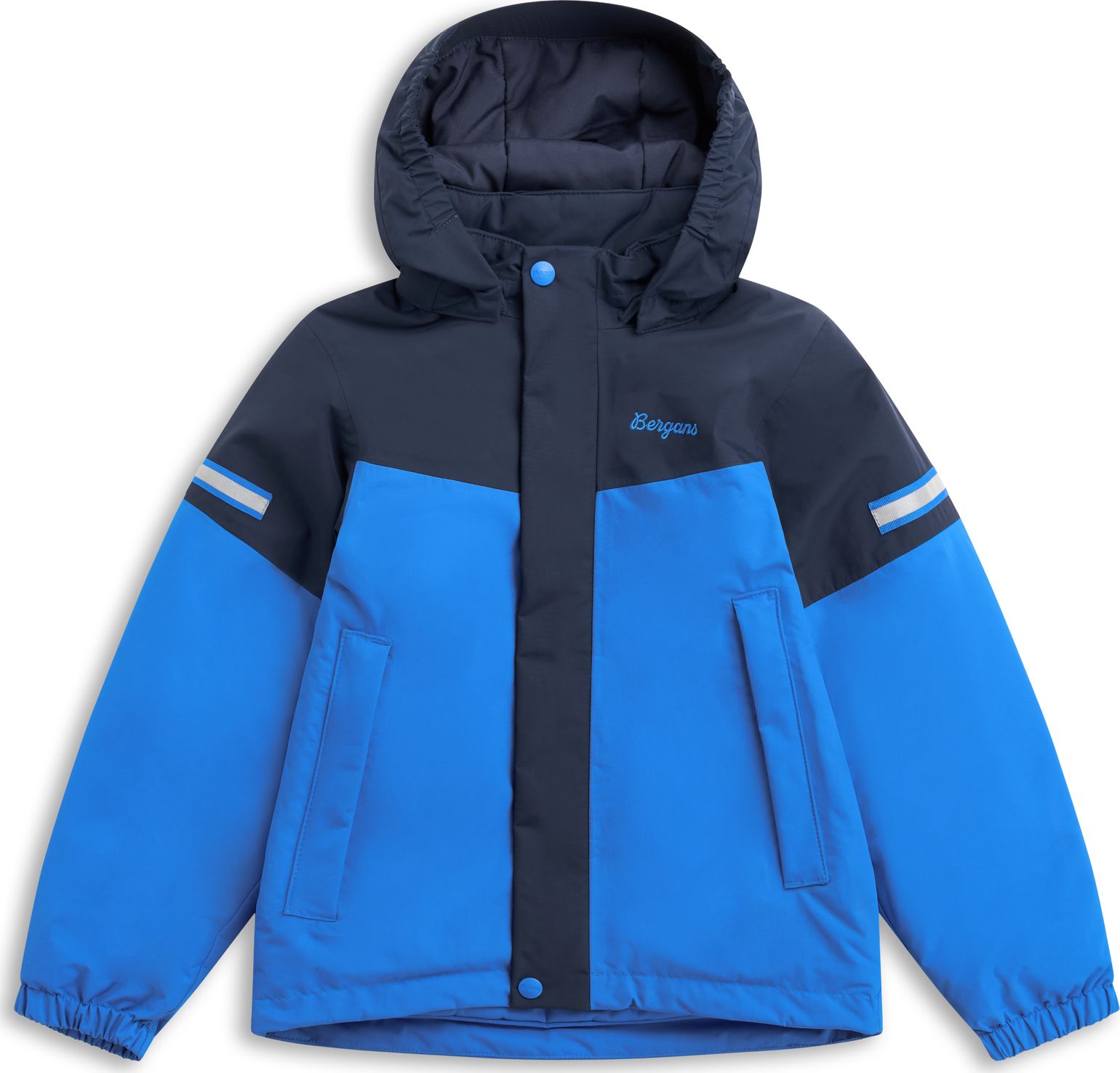 Bergans Kid's Lilletind Insulated Shell Jacket Olympic Blue/navy Blue