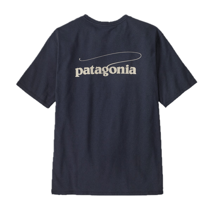 Patagonia M's Casting Logo Responsibili-Tee Smolder Blue Patagonia