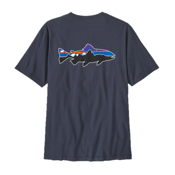 Patagonia M'S Fitz Roy Trout T-Shirt Smolder Blue Patagonia