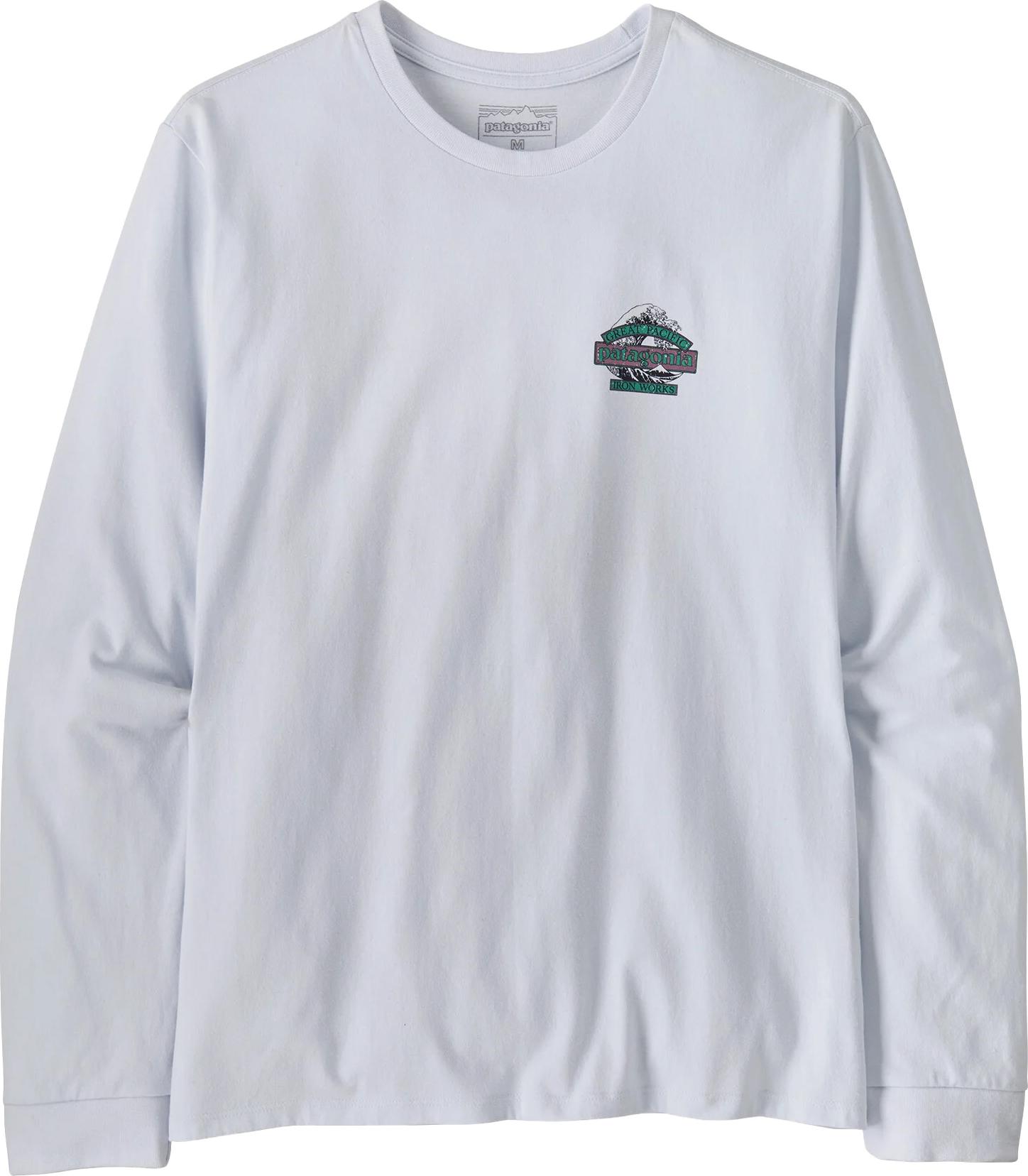 Patagonia Men's Long-Sleeved Great Waves Responsibili-Tee Fiber White  M