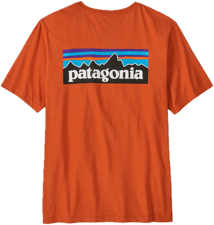 Patagonia M'S P-6 Logo T-Shirt Coal Orange Patagonia