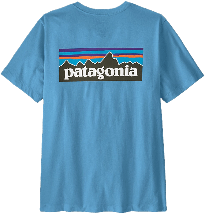 Patagonia M'S P-6 Logo T-Shirt Shore Blue