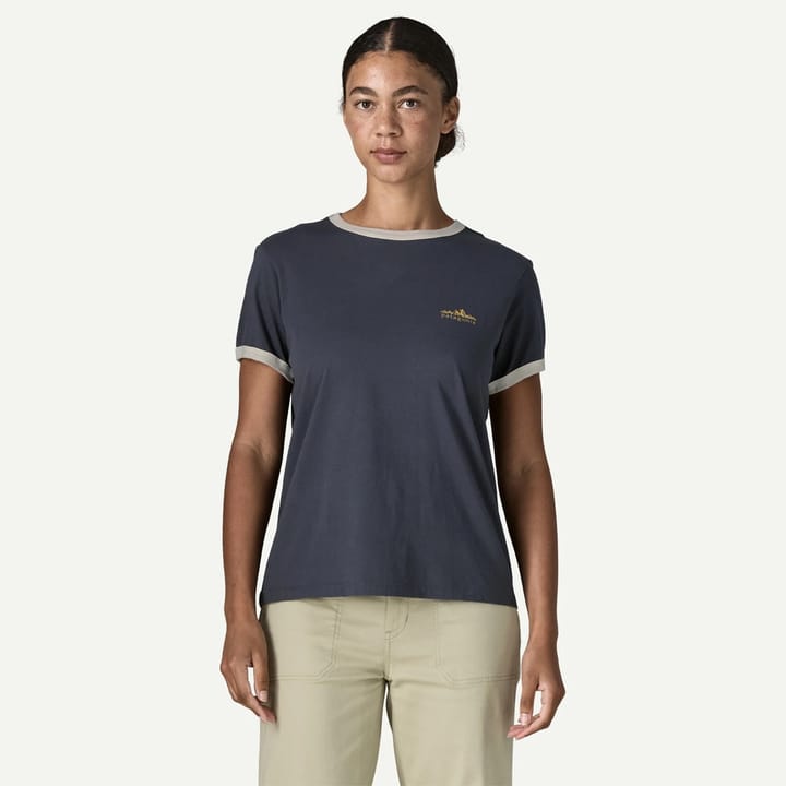 Patagonia W'S Fitz Roy Foothills Ringer Tee Berry Fig Patagonia