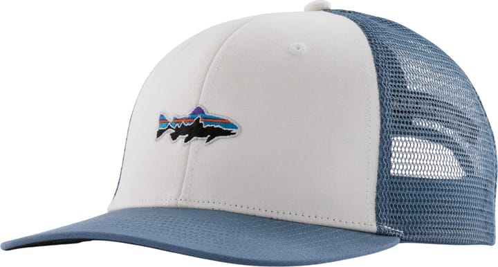 Patagonia Stand Up Trout Trucker Hat White Patagonia