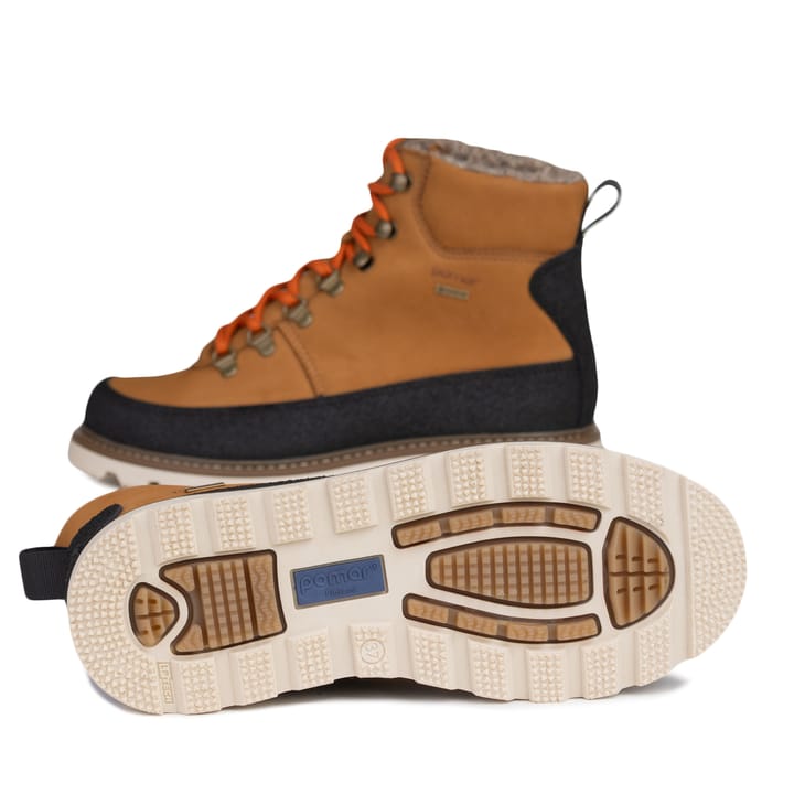 Pomar Women's Kerttu GORE-TEX Ankle Boot Tan Nub/Pu/Wht.Sole Pomar
