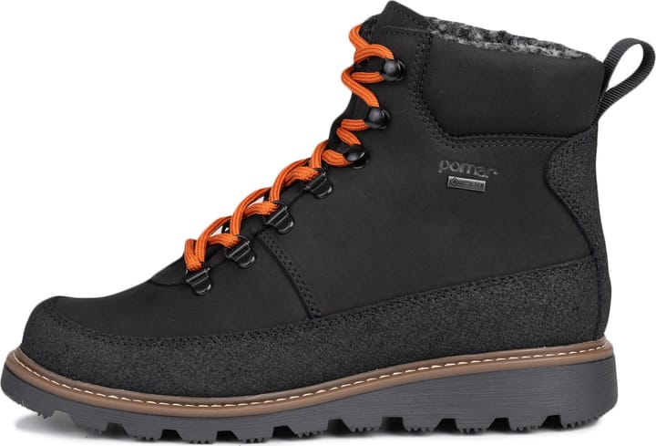 Pomar Women's Kerttu GORE-TEX Ankle Boot Black nub/PU/Black sole Pomar Pomar Women's Kerttu GORE-TEX Ankle Boot Black nub/PU/Black sole Pomar