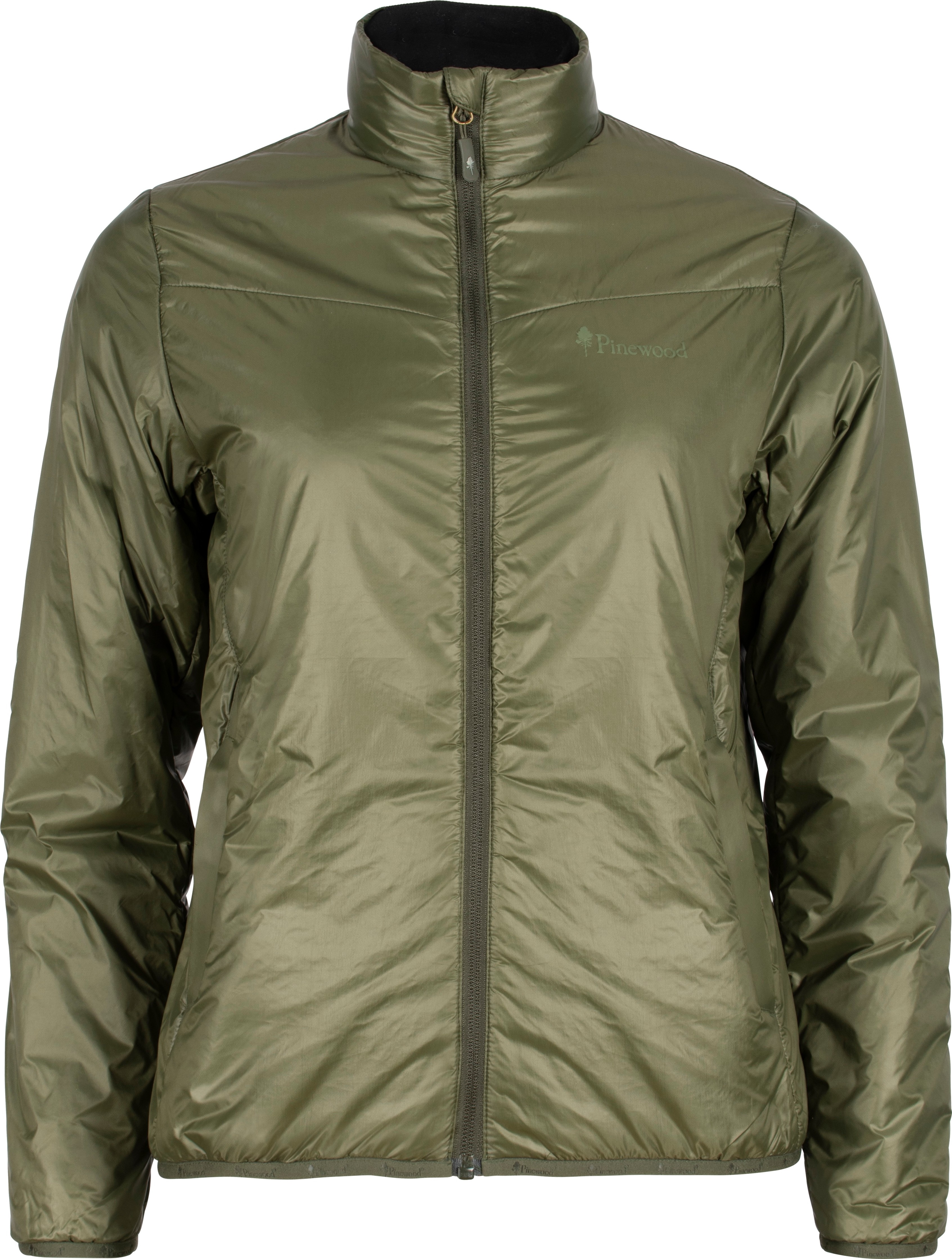 Pinewood Women's Wool Insulated Midlayer Jacket Moss Green Ovadderade vardagsjackor S