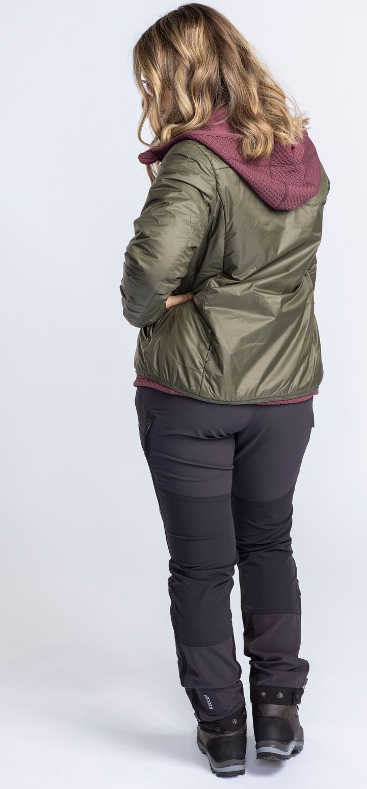 Pinewood Women's Wool Insulated Midlayer Jacket Moss Green Pinewood