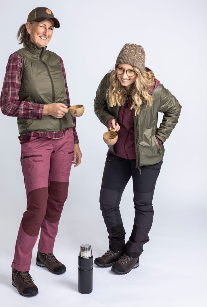 Pinewood Women's Wool Insulated Midlayer Jacket Moss Green Pinewood