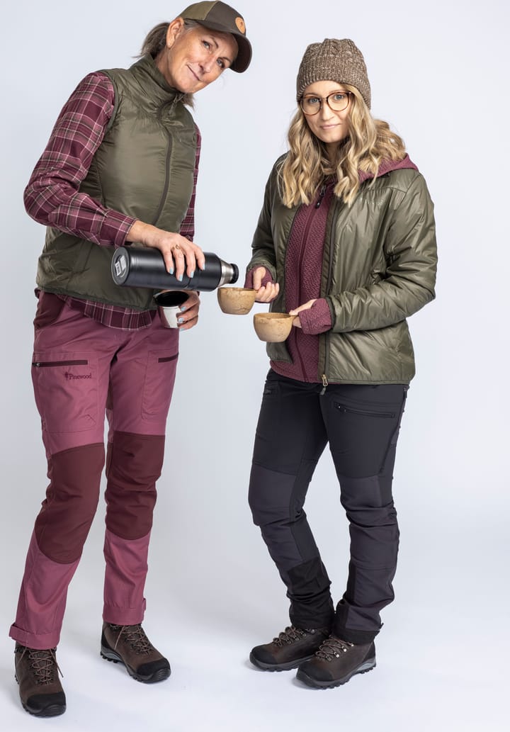 Pinewood Women's Wool Insulated Midlayer Jacket Moss Green Pinewood